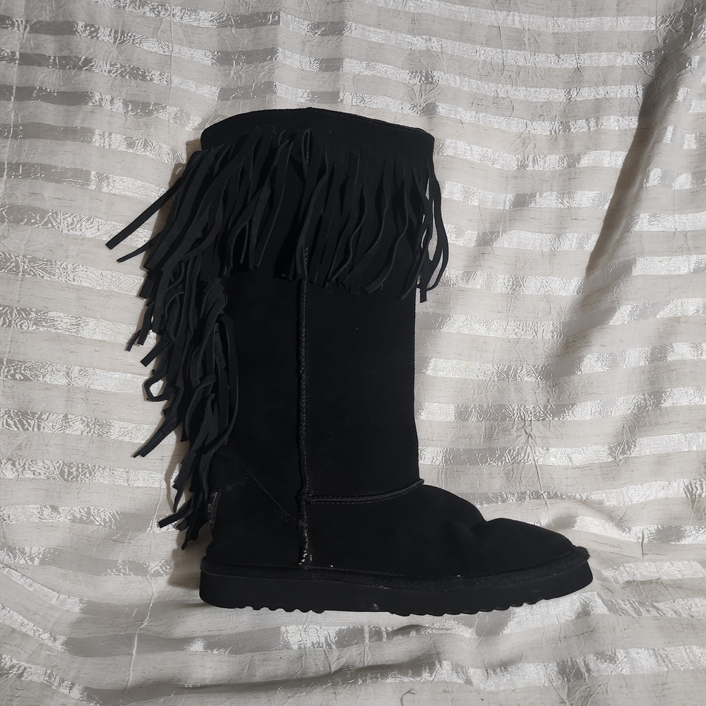 SKETCHERS Black Suede Boots
